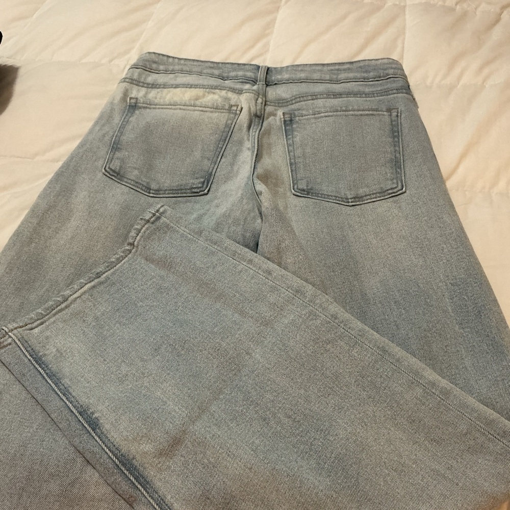 Old Navy Light Blue Wide Leg Denim - Picture 5 of 9